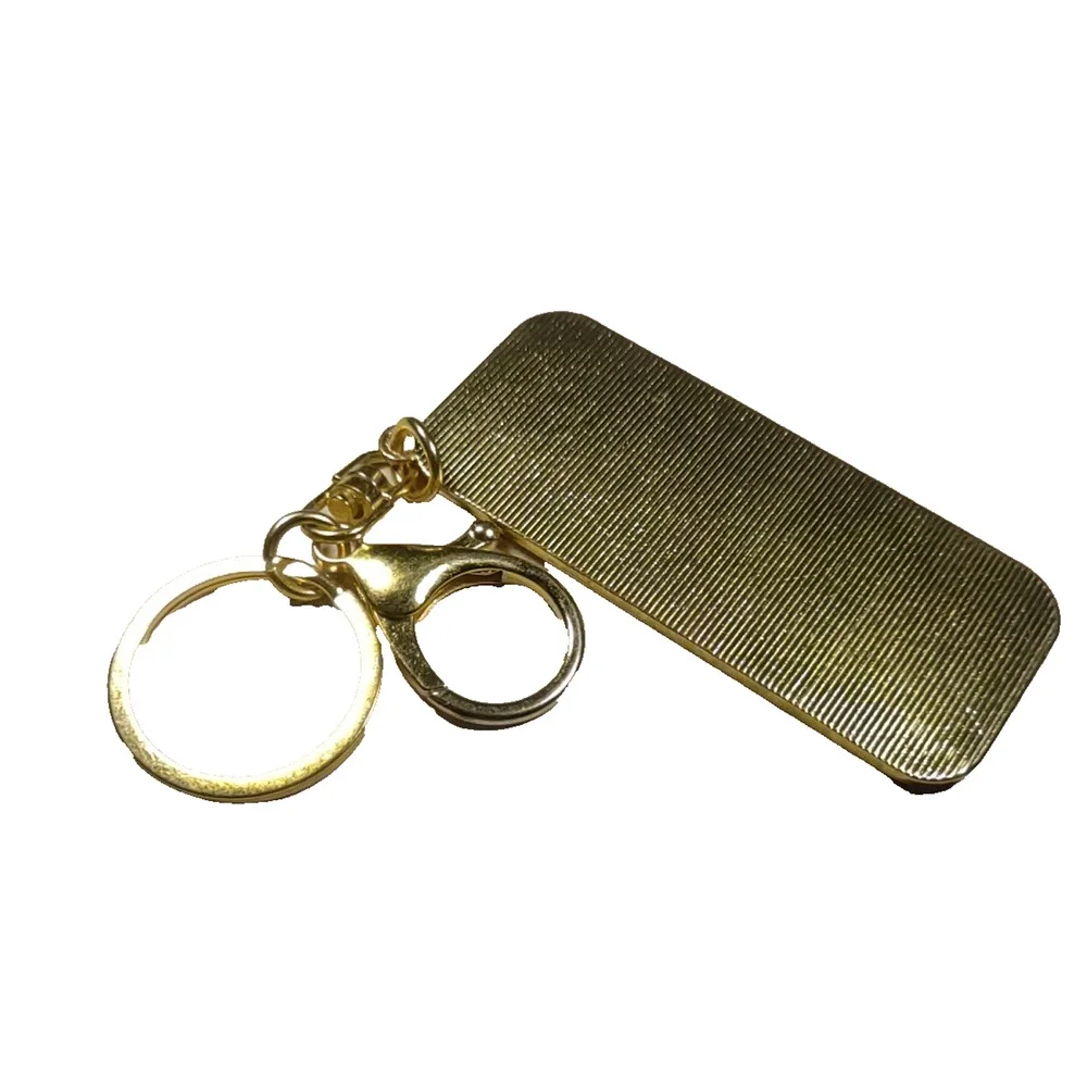 You Can Do It Gold Tone Keychain Purse Clip